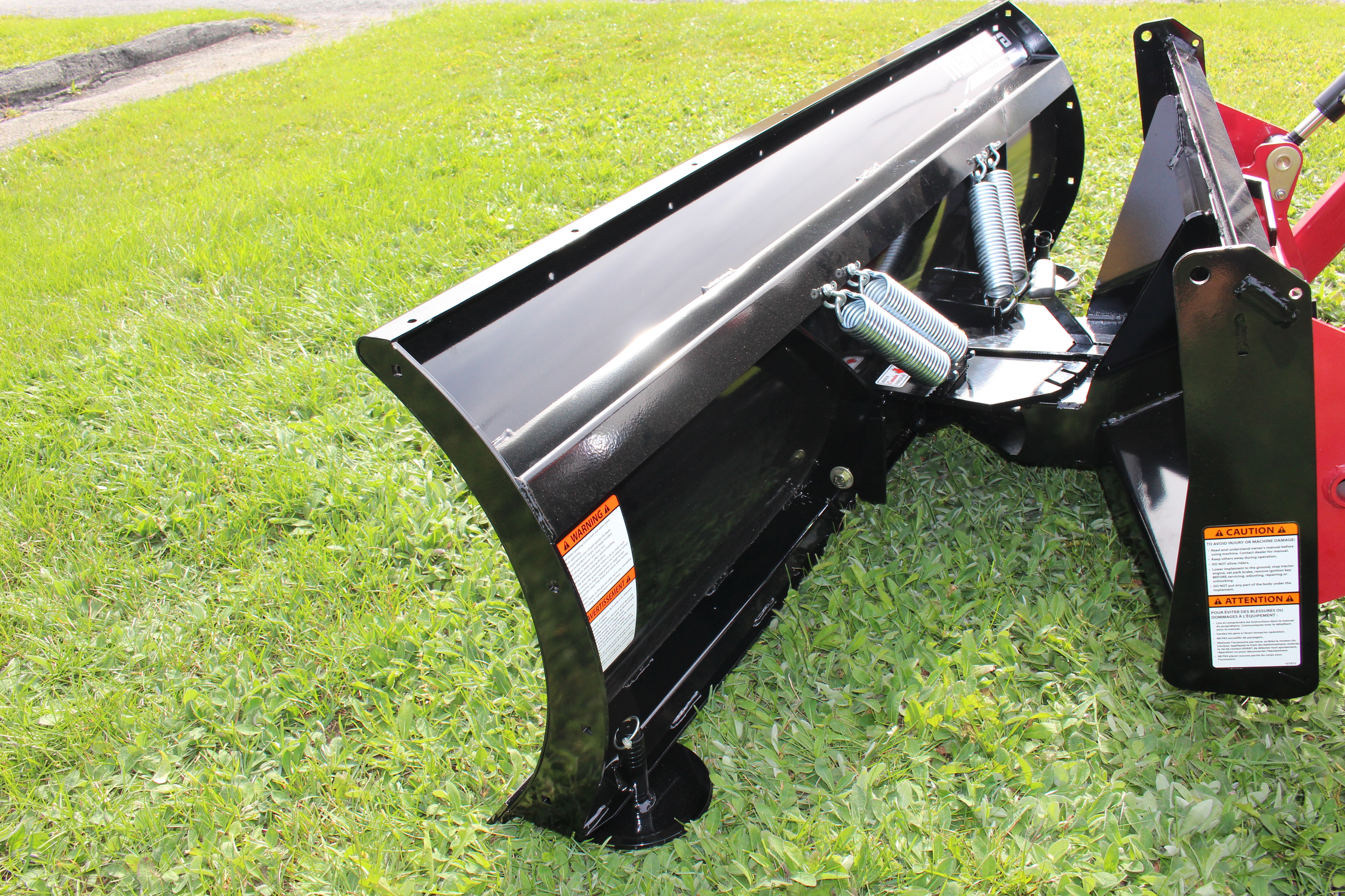 22 inch high curved Bercomac snow blade attachment